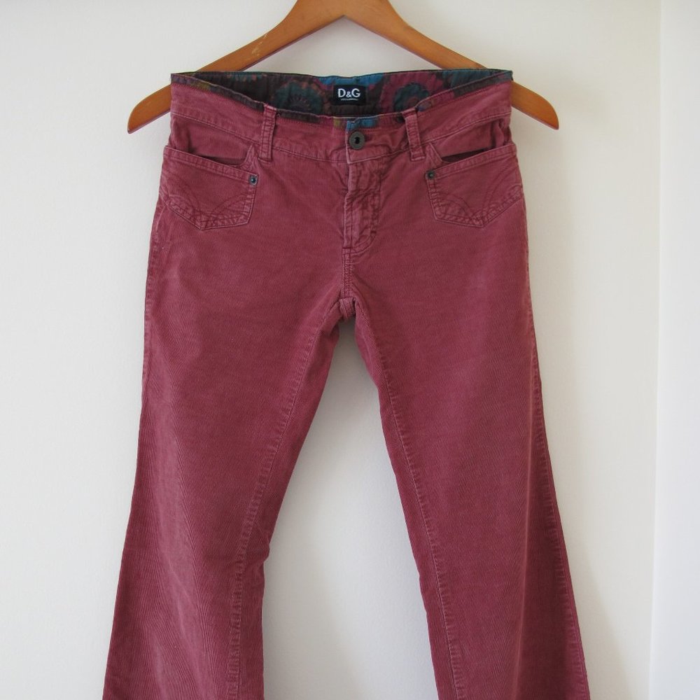 Dolce & Gabbana ICON corduroy flared pants